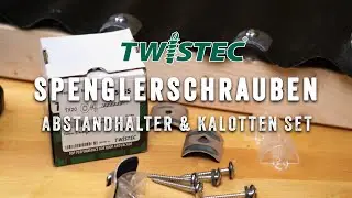 TWISTEC Spenglerschrauben, Abstandhalter & Kalotten Set #primo24 #schrauben #spengler #handwerk