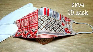 KF94 mask making diy |3D Mask|diy fabric Korean mask|mask making ideas| kf94マスク Maejam maaja