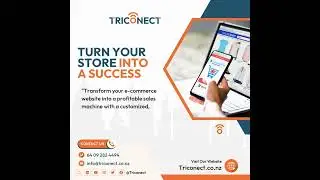 Transform your vision into a thriving online store with TRICONECT! 🌟🛒