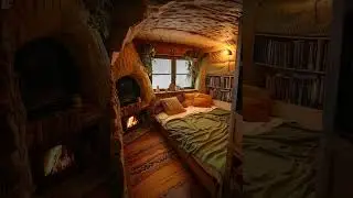 Alone in a Snowstorm &mdash; Cozy Cave Room