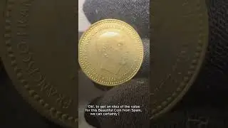 Value for this Coin! 💰 💎 | 1 Peseta, Spain - 1966 #coinscollection #moneycollection #spain #shorts