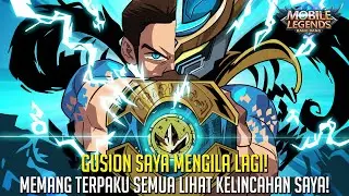 GUSION AKU MENGGILA! SKIN COLLECTOR RINGAN DAN LAJU! RAMAI GADIS TERCENGANG MELIHAT KELINCAHAN AKU!