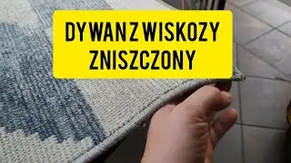 Czy da radę usunąć zbrązowienia z dywanu - wiskoza ....? Częśc 1.