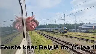 Na 15 jaar weer eens belgië bezoeken met de trein. | Reisvlog #8