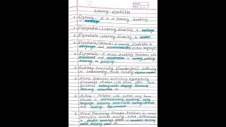 Learning Disabilities ,Dyslexia,Dyscalculia etc#ctet2024#cdp #learningdisabilities #ctetpreparation