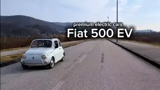Fiat 500 italian Electric classic vehicle - premium classic cars#ev #fiat500 #classiccar #ev #italy