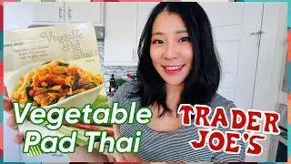 Trader Joe's vegetable Pad Thai review~ Trader joe's vegan food