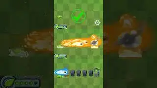 Pvz 2 - Pea Vine Plant & Torchwood Vs Grave Stone #shorts