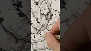 Just Lines - Drawing Manga Characters #shorts