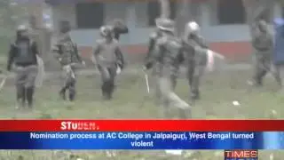 Student wing of TMC & Congress clash