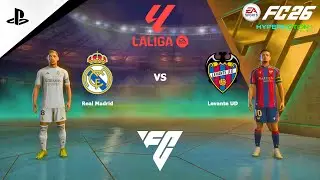 FC 26 PS4 - Real Madrid vs Levante | LaLiga EA SPORTS 25/26