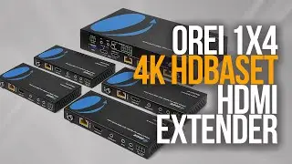 OREI HDBASET 4K HDMI EXTENDER SPLITTER | Распаковка, предустановка и обзор