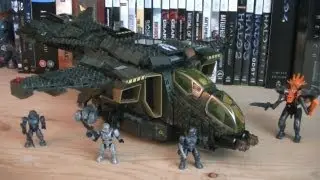 Обзор Halo Mega Bloks 97129 UNSC Pelican Gunship (Lights & Sounds)