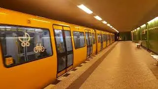 Ausfahrt der U2 nach Ruhleben IK18 1062+1061