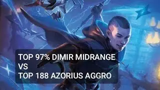 Top 97% Dimir Midrange vs Top 188 Azorius Aggro | Standard | Mythic Rank | MTG Arena