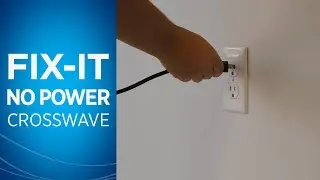 What to do if Your CrossWave&trade; has No Power