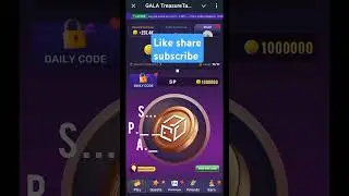 Gala treasure tapper daily cipher code 12 October