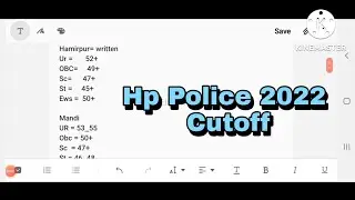 HP Police 2022 Cut Off - Hp police cutoff 2022