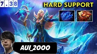 Aui_2000 Crystal Maiden Hard Support - Dota 2 New Patch 7.38 Pro Pub Gameplay