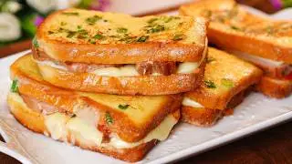 A new, simple, and delicious sandwich recipe in 15 minutes! No one knows this recipe!