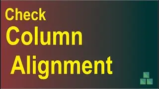 Check Column Alignment| Column Formwork Check during Column Construction
