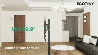 Floor TV Stand Explained  No Drilling, Stable & Modern#tvstands #homedecor ecotiny #home #tvstand