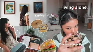 Living Alone Logs: my makeup routine, kapitolyo date, & new camera (sony zve10ii!) | philippines