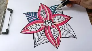 Beautiful Mandala Coloring | Gentle Art Therapy for a Calm Mind 🎨💫