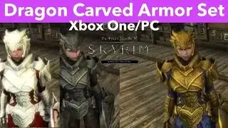 Skyrim SE Xbox One/PC Mods|Dragon Carved Armor Set