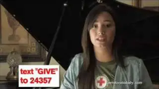 Demi Lovato - Disaster Relief Public Annoucement Pt. 2