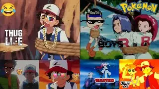 Pokemon Thug Life comedy full video 🤣😸🥳🎉❤️&zwj;🔥🥶😈😹😇😎😼(Part 5) funny moments Tamil #animecomedy #Tamil