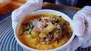Сливочный суп «Зуппа Тоскана»! (Лучше, чем в Olive Garden)