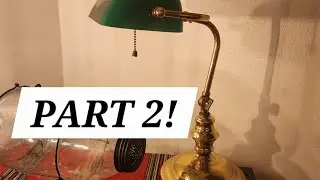 VINTAGE 1940s BANKERS DESK LAMP #restoration #vintage # viral #trending 