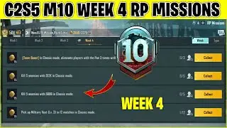 SEASON C2S5 Week 4 RP Missions Full Explained || PUBG Mobile Rp Missions || bgmi week 4 missions
