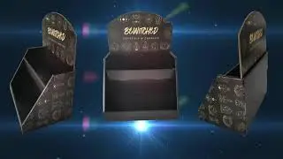 Cardboard Counter Display Box For Candles | Assembly Instructions