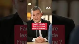 G&eacute;rald Darmanin speaks out on Freeze Corleone