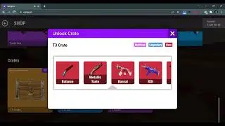 Opening crates in venge.io with 10k VG