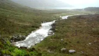 River Sligachan rushing towards the loch.