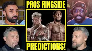 Ringside Predictions: Boxing Pros Final Picks For Jake Paul vs Anthony Joshua!
