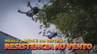 Testando o Mini 2 e Mini 3 no vento extremamente forte
