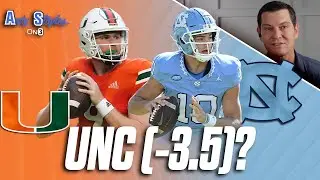 PICKING North Carolina vs. Miami | Mack Brown, Drake Maye vs. Mario Cristobal, Tyler Van Dyke | CFB