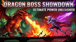 Stickman Legends: The Intence🐦&zwj;🔥 battle with boss 👑#gaming #gamingvideos  #strickmanlegends