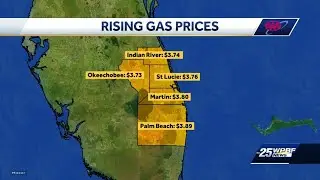 Gas prices on the rise in Florida