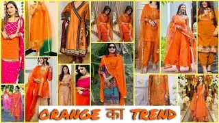 2023 Latest #Orange #Dresses Design||#Orange Kurti Design|Orange Suit Design//@ftcollection4770
