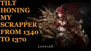 Honing Scrapper from 1340 to 1370 in One Sitting... Tilt Honing