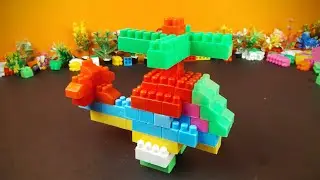 Satisfying DIY Block Helicopter Build 🚁 | Lego-Style Colorful Toy Chopper Build | Relaxing ASMR