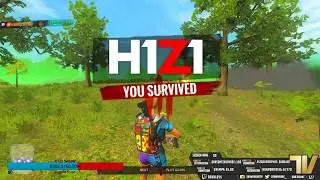 H1Z1 16 Kill Solo Win!