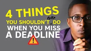 4 Things You Must Avoid When You Miss a Client Deadline | Tola Alabi Design Tips