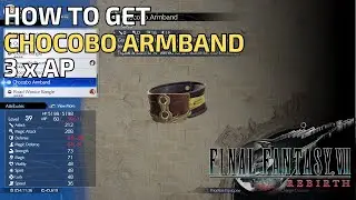 Final Fantasy 7 Rebirth - How to get the Chocobo Armband