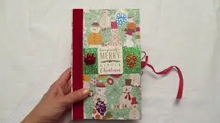 Newest Christmas Junk Journal for 2021 Layout from Xmas Junk Journal Class I taught